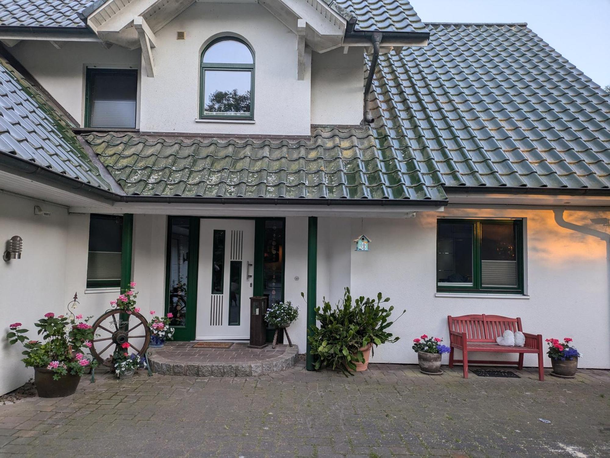 Ferienwohnung Vogelgesang 沃尔普斯韦德 外观 照片